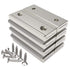 Magnetpro Neodymium Rectangular Magnets 45 lbs Force 1.57" x 0.53" x 0.20"