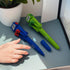 Boxing Pen Robot - 2PCS with Punching Arm and Crisp Button Sound, Funny Novelty Pen, Blue/Green Colors, 1.0mm