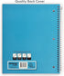 Spiral Notebooks, 1 Subject, Wide-Ruled Paper, Thick Paper Resists Ink Bleed-Through, 100 Sheets U.S. Standard Size 10.5” x 8.0”. Solid Colors: Black, Blue, Red, and Green; 4-pack by UPGRADE NOTES