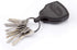 KEY-BAK SUPER48 Locking Retractable Keychain, Durable Polycarbonate Case with Leather Belt Loop, Black