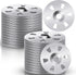 Dunzy 100 Pcs 1.38 Inch Washers for Foam Board Installation, Galvanized Steel Wall Washer