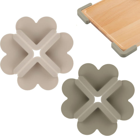 Emptycolor 8 Pack Silicone Feet for Cutting Board, Non-Slip Rubber Cutting Board Feet,