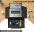 Clamp on Desk Corner Sleeve with Drawer, L Desk Connector Platform with Under Desk Drawer for Extender Desk Space
