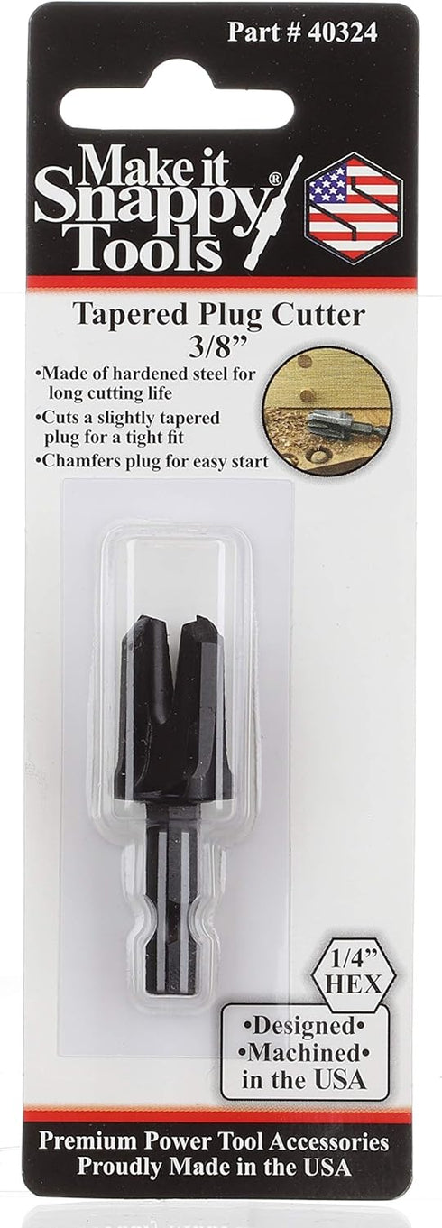 Make it Snappy Tools Plug Cutter, 3/8"