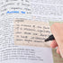 BAYTORY 700 Sheets Pastel Transparent Sticky Notes, 3 x 3 Inch Clear Waterproof Memo Pad for Annotating Books