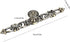 MUNEFE 4 Sets Bronze Round Handles, Kitchen Cabinet Knobs, Cabinet Handle for Tv Cabinets, Wardrobes, Bedside Tables