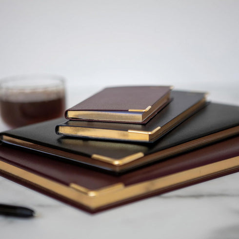 Letts of London Classic Slim Week to View Planner, Burgundy, 8.63-inch Length, Monthly Planners