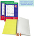 DeBiao 2-Part 7-5/8" 11" 200 Sets 4 (4 Packs) Money and Rent Receipt Book Carbonless x Spiral Bound per Book Receipts