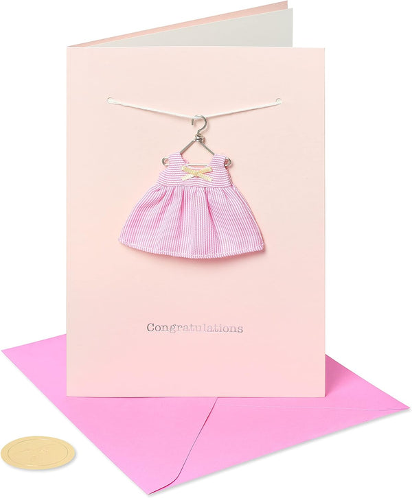 Papyrus New Baby Girl Card, Warm Welcome
