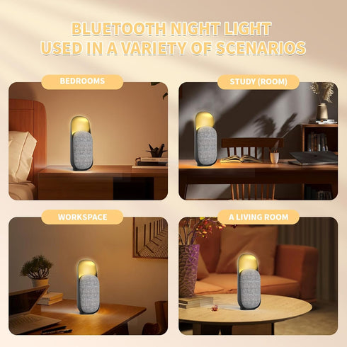 Gemmac 3 1 in Night Light + Bluetooth Speaker + White Noise Sound Machine, Multifunctional Baby Sound Machine