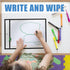 8.5x11, 50 Pack 8.5 11 Heavy Duty Dry Erase Pockets Plastic Paper Sleeves Job Ticket Holder Clear Sheet Protectors x