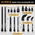Set 19-Piece 50BV30, Set, 1/2" 1/4" 3/8 GRENPRO Impact Socket Extension Socket Extension Bar, Swivel Universal Joints