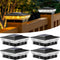 btfarm 4x4 Solar Post Cap Lights Outdoor, 2 Modes 16 LED Fence