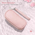 Teircno Tampon Holder for Purse, Portable Period Bag with Handle,Travel Pads Tampons Pouch, Pu Leather Small Tampon