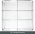 6 Closets, 2 Pack mDesign Plastic Home Office Wide Bin Organizer with Compartments for Cabinets, Drawers, Desks