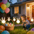 Easter Solar Garden Lights Outdoor, Bunny Shaped Solar Stake Light Waterproof, Easter Decorations, Cute rabbit Lighting