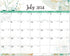 Magnetic Calendar 2024-2026 for Fridge, 2-Year Refrigerator Calendar, 8''x10'' Easy Organizing Calendar