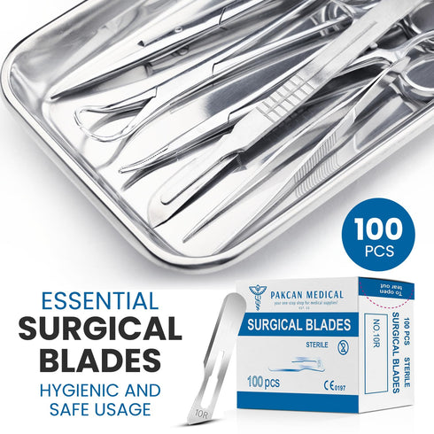 10R Includes:10R (100 Pack), 3, Dermaplaning Professional Kit Dermaplaning Scalpel Blades Scalpel Handle No. Scalpel