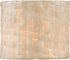 Aspen Creative 50502 5" 5" 4" Natural Palm Leaf Chandelier Clip-On Drum Shade, Top x Bottom x Height