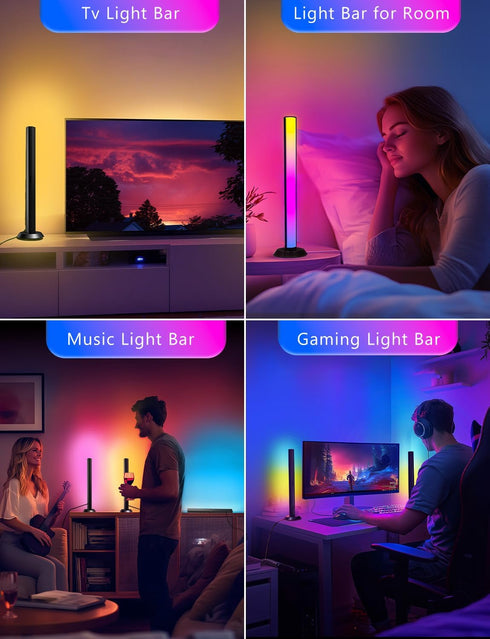 14 Inches DAYBETTER Smart LED Light Bars, RGB Light Bar, TV Backlights with Scene and Music Modes, Smart Light Bars