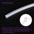 DMiotech 1mm ID 4mm OD Clear Silicone Tube, 6.6 Feet Industrial Tubing for Water Air Pump