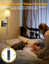 Set 2: 8000mAh Dimmable TOOWELL Battery Operated Wall Sconce of Black Rechargeable Wall Lights Fixtures LED with Remote