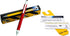 9-in-1 Monteverde USA Tool Mechanical Pencil in Red Multifunctional Pencil with Stylus, Screwdrivers, Ruler, and Eraser