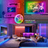 Baeyateda 26ft (26ft) Battery Operated LED Strip Lights RGB Color Changing, Music Sync, Remote & App Control