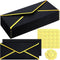 Outus Christmas Envelopes 100 Pack #10 Business Envelopes with Gold Border, Self Adhesive Mailing Envelopes for Office