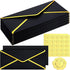 Outus Christmas Envelopes 100 Pack #10 Business Envelopes with Gold Border, Self Adhesive Mailing Envelopes for Office