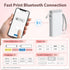 P21 Label Maker Machine with Tape, Bluetooth Label Printer Thermal Mini Label Makers with Built-in Cutter for School,