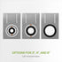13 Inch Asymmetric 3/4/6 Inch 6 Pack ASD New Construction Mounting Plate with Round Hole - Flat Steel Rough in Wafer