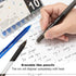 Vitoler Retractable Erasable Gel Pens, Fine Point (0.7mm), 5 Black & 5 Blue Gel Ink Pens for Drawing Writing Planner