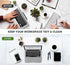 ProValley 24 48 Inches x Clear Desk Cover Protector Multifunctional Office Desk Pad Mat Blotter Plastic Table Cover