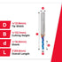 Amana Tool Spektra Extreme Tool Life Solid Carbide CNC Down-Cut Spiral Plunge Router Bit, 46051-K, 1/8 Dia