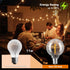 25 Pack G40 LED Replacement Light Bulbs, E12 Screw Base, Waterproof Globe Bulbs for Indoor Outdoor String Lights
