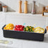 4 VEVOR Chilled Condiment Server, Compartment Ice Cooled Condiment Serving Container, Chilled Garnish Tray Bar Caddy