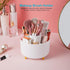 Desk Pencil Pen Holder, 5 Slots for Office, School, Home, 360 Degree Rotating Desktop Storage Cup Pot, White