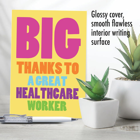 NobleWorks Thank You Card for Healthcare Workers, Gratitude for Hospitals, Doctors, Nurses - C3722TYG