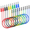 Goupchn Stackable Banana Plug to Breadboard Female Jumper Wires, Soft Flexible Silicone Test Leads for Electrical