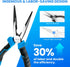 2 Set, 8" 7" Set Pieces Plier Including Needle Nose Pliers and Diagonal Cutting Pliers, Premium High Carbon Steel