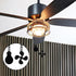 LXUEJIE 4 Pack Set, 13.58 Inches bulb Ceiling Fan Chain Extender Fan Light Shaped Pull Chains Extenders for Ceiling