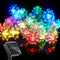 ITICdecor Solar Flower String Lights Outdoor Waterproof 50 LED Solar String Lights