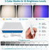 RANGRANGMANJIA 16" 10 3 LED Light Table for Toddlers with Brightness Levels & Color Modes, Durable Portable Light Box