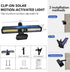 2 Pack 3 36 6500K Clip On Solar Motion Lights Outdoor, Modes Fence Lights Solar Powered, LEDs Waterproof, Portable