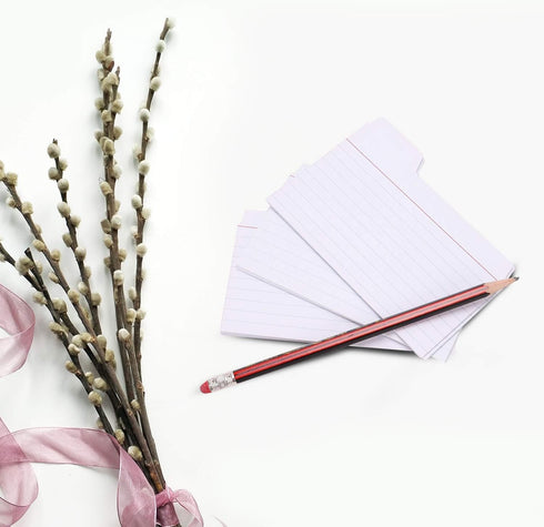 Find It Tabbed Index Cards - 3 x 5 Inches, White, 48-Pack (FT07215)
