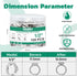 100PCS 1/2 Pex Crimp Ring, 304 Stainless Steel Single Ear Hose Clamps for Pex Fittings