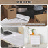 White Wood Bulletin Board Roll 15.55" x 236.22", Waterproof Erasable Non-woven Fabric for Classroom Decor Crafts
