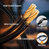S14 Bulb 50Ft 15M Dimmable Outdoor Patio String Lights: Shatterproof Outside Waterproof Light - Remote Connectable