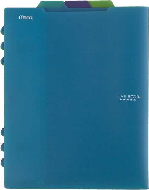 Five Star Pocket Dividers - Tabbed, Fits 3 Ring Binder, 3 Pack, Colors Will Vary (81212)